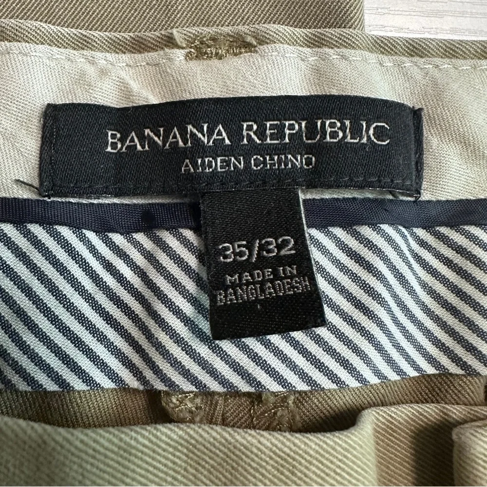 Banana‎ Republic Men's Aiden Chinos Tan Sz 35x32